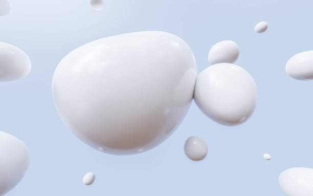 istock white bubbles in front of soft blue background with reflections 3d render illustration 1363439693