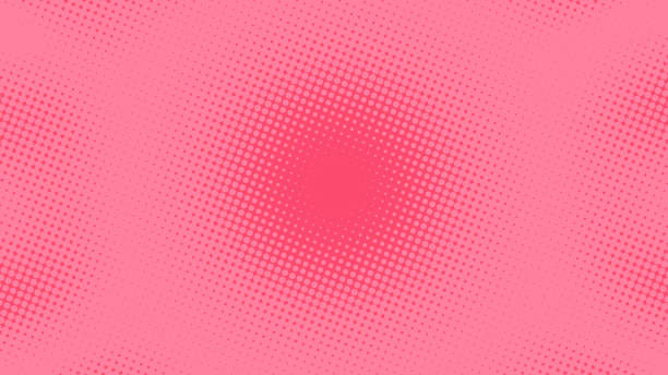 ilustrações de stock, clip art, desenhos animados e ícones de pink pop art background in retro comics book style - pink background