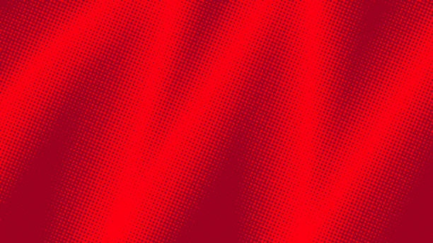purpurrot gepunkteter retro-pop-art-hintergrund im comic-stil. lustige superhelden-kulisse mockup, vektorillustration eps10 - red background stock-grafiken, -clipart, -cartoons und -symbole