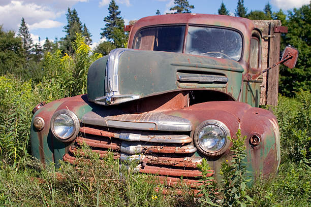istock Old Abandoned Pickup Truck 136344671