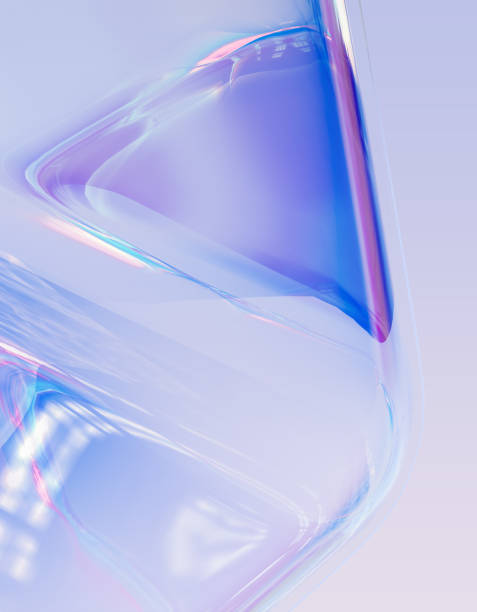 istock Modern futuristic colorful gradient design element, banner template, 3d rendering abstract background 1363447996