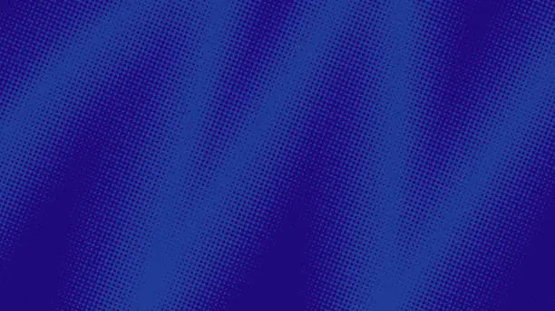 Vector illustration of Navy blue pop art background in retro comics book style