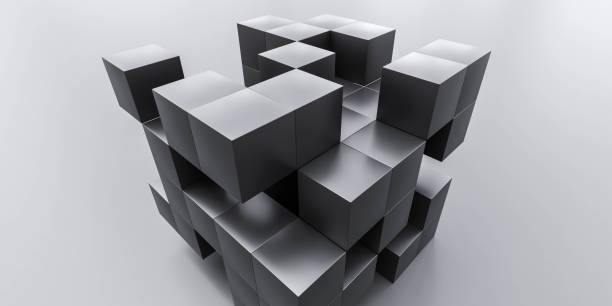 istock abstract minimalistic black cubes 3d render illustration simple design wallpaper 1363450008