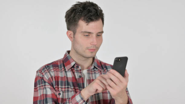istock Portrait of Young Man using Smartphone 1363450055