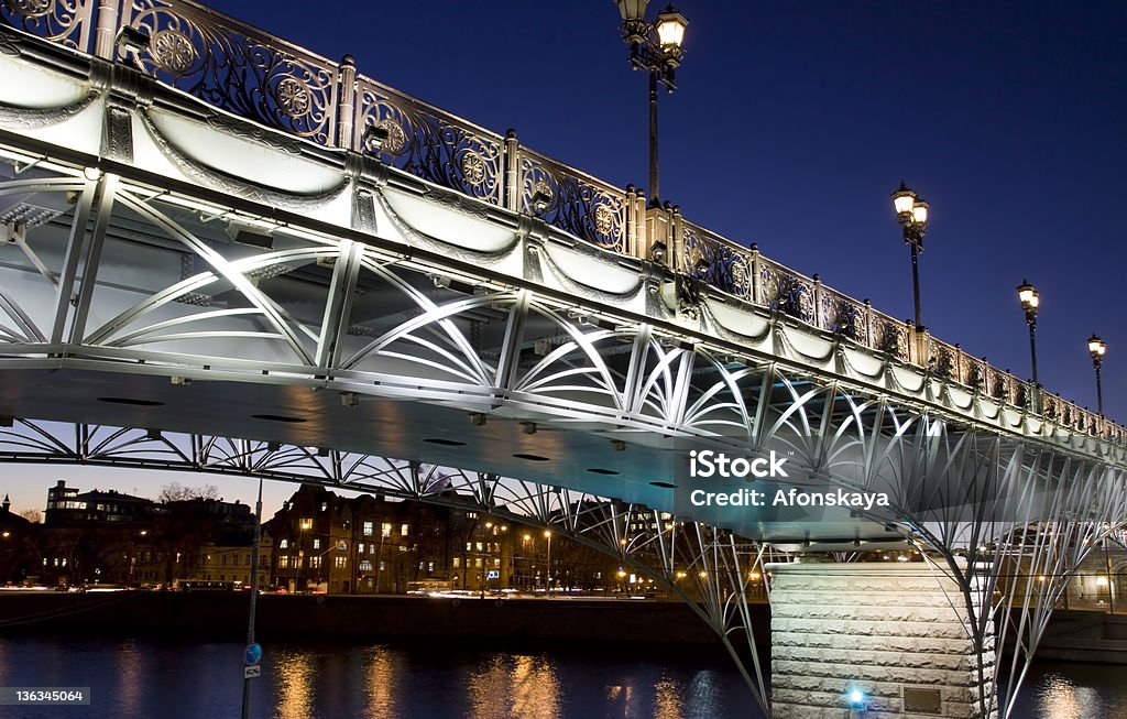 Moscou, patriarca bridge - Foto de stock de Arquitetura royalty-free
