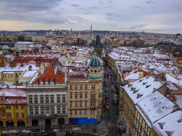 istock Prague city in winter 1363450878