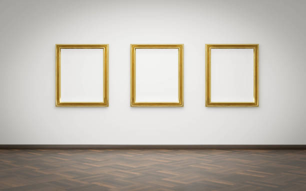 istock blank canvas with golden frame in gallery exhibition hall 3d render illustration 1363452138