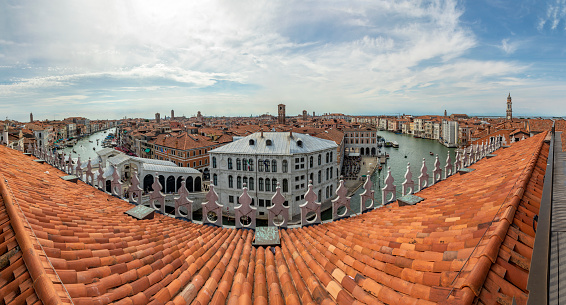 skyline with canale grande in Venice, Italy