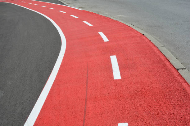 istock Bike lane 1363457805