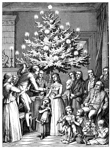 Illustration of a Christmas Eve