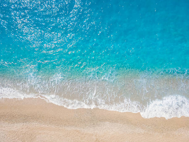 istock A background of turquoise sea and waves 1363461480