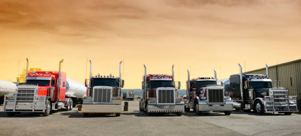 istock Convoy Truck, California. 1363465467