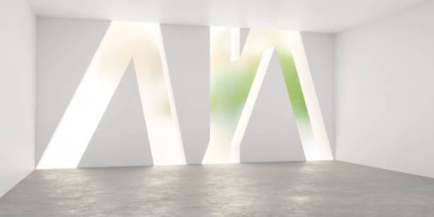 istock empty studio abstract futuristic wall with light shining through slits 3d render illustration 1363469569