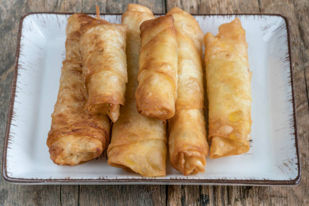 phyllo pastry, Traditional Cigar Shaped Rolls known as \