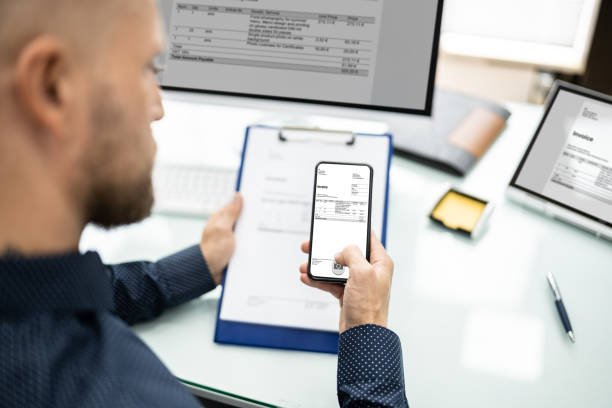 istock Taking Document Picture Or Photo With Phone 1363478307