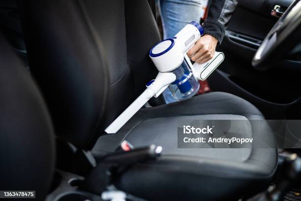 Man Does Car Upholstery Cleaning Professional Chemical Cleaning With  Suction Method Hygienic Work And Stain Removal On The Vehicle Seat Stock  Photo - Download Image Now - iStock