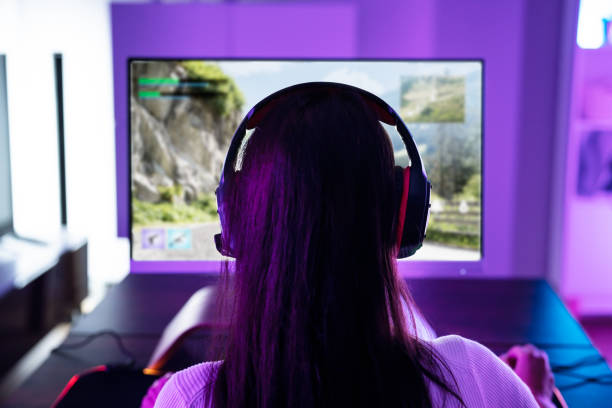 istock Online Esports PC Player 1363482612