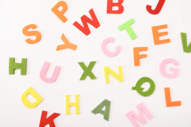 istock Alphabet letters on the white background 1363484941