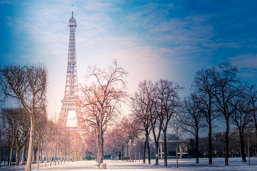 Winter time in Paris