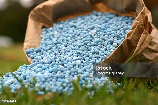 Bagged Fertilizer Stock Photo - Download Image Now - Fertilizer, Bag, Agriculture