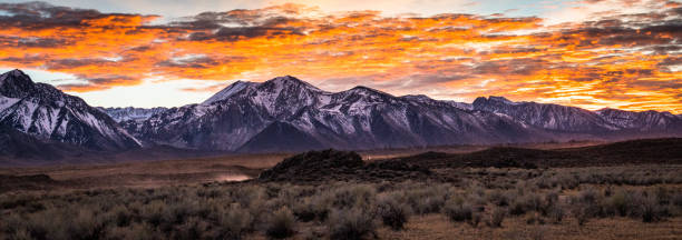istock Remote scenic snow mountain view 1363504219