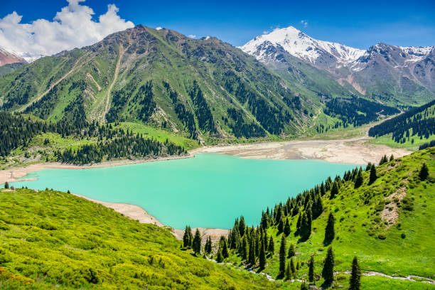 istock Big Almaty Lake Kazakhstan Mountains 1363512273