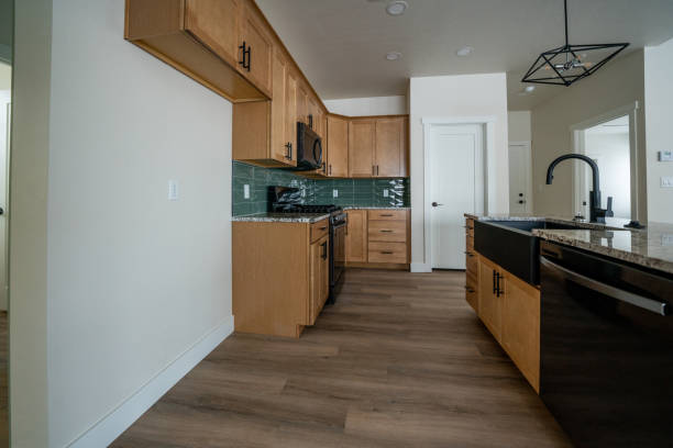 istock Kitchen Island Open Concept Style New Residential Home Interior 1363513414