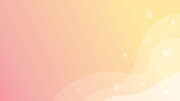 пастельный абстрактный мечтательный фон - pastel colored backgrounds star shape light stock illustrations