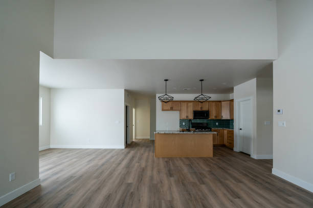 istock Kitchen Island Open Concept Style New Residential Home Interior 1363517723