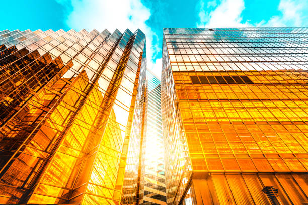 istock Downtown District Skyscrapers in Hong Kong 1363517732
