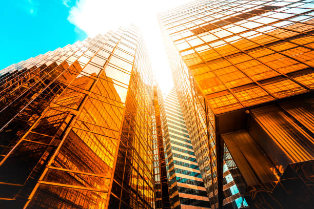 istock Downtown District Skyscrapers in Hong Kong 1363517736