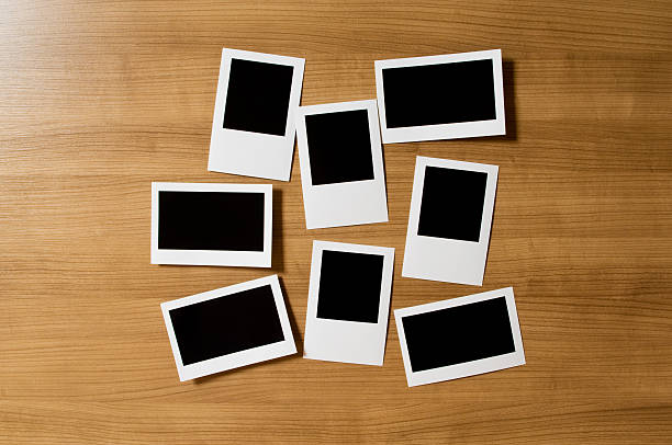 istock Designer concept - blank photo frames for your photos 136352079