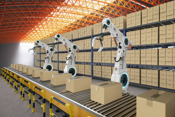 istock robot assembly line in  factory 1363523304