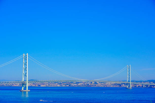 istock The Akashi-Kaikyo Bridge in Kobe Japan 1363523321