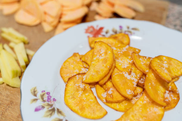 istock Fresh Homemade Potato Chips 1363529245