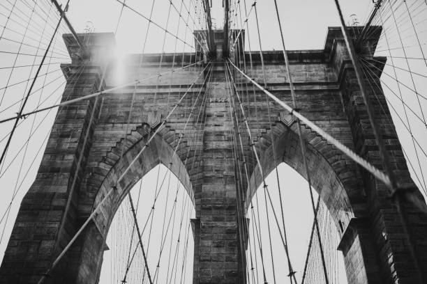 istock Sunny day on the Brooklyn Bridge 1363541119