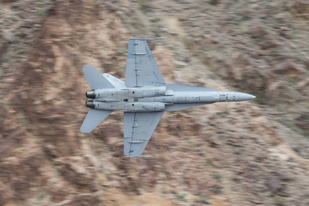 istock Navy F18 low level in Death Valley 1363546275