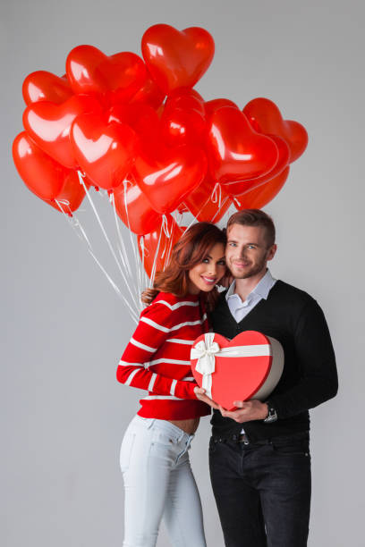istock Couple celebrating Saint Valentine's Day 1363552265