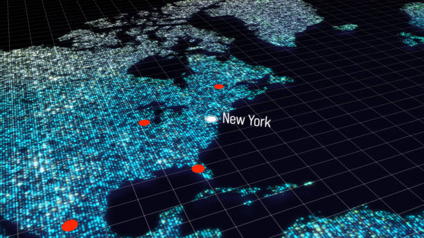 istock Global Cities Connection New York, USA 1363552288