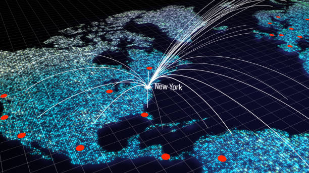 istock Global Cities Connection New York, USA 1363552290