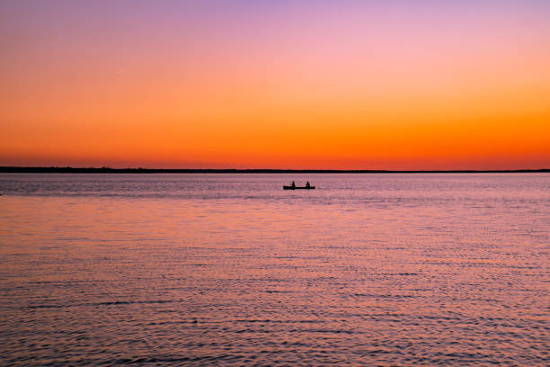 istock Orange Sunset at Britannia 1363556216