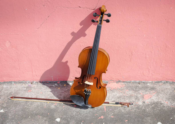 istock Violin put on background,acoustic instrument 1363562014