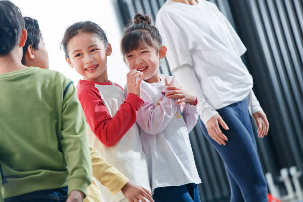 istock Happy on children's physical training sessions 1363563870