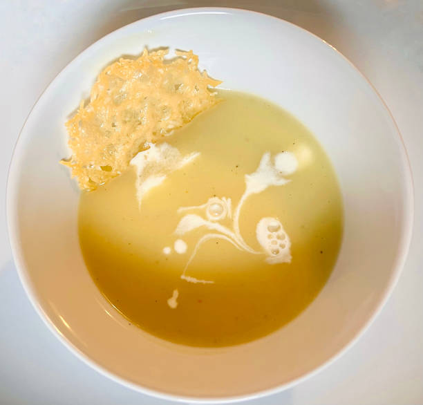 istock Creamysoup with parmesan crostini 1363576420