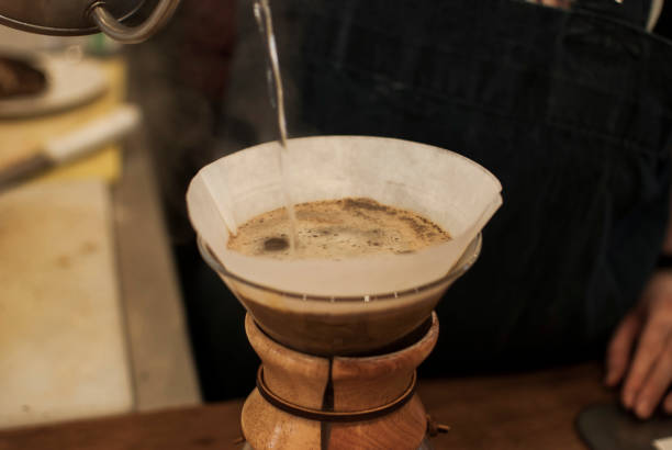 istock Hand-brewed coffee in a cafe 1363590724