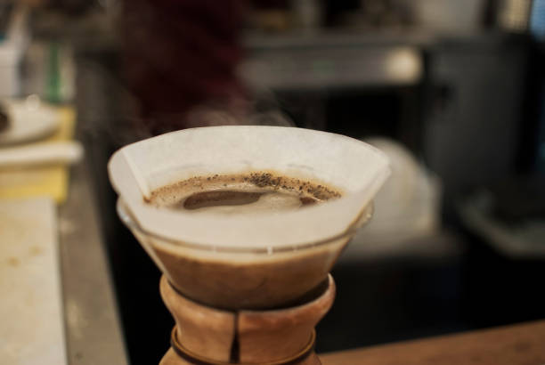 istock Hand-brewed coffee in a cafe 1363590757