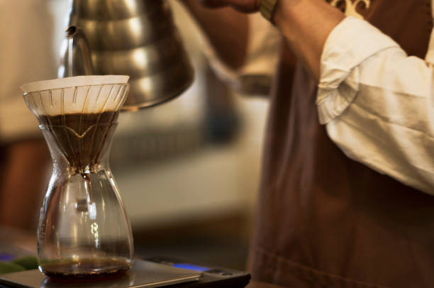 istock Hand-brewed coffee in a cafe 1363590769