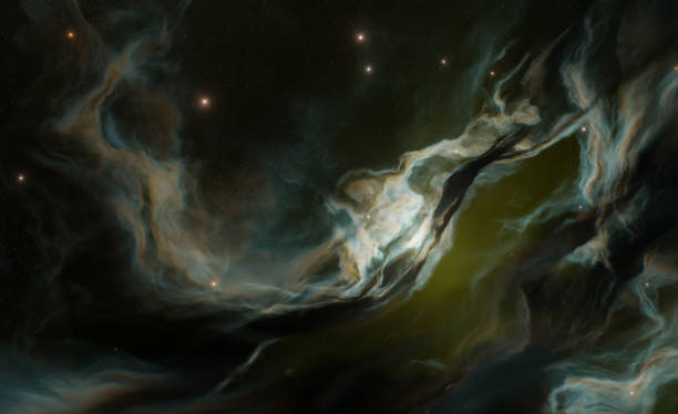 mgławica w pomieszczeniu przestrzeni - solar system planet dark illuminated zdjęcia i obrazy z banku zdjęć