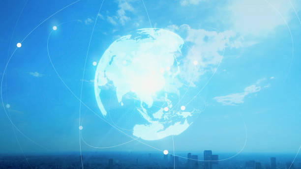 istock Global communication network concept. Worldwide business. IoT (Internet of Things) concept. 1363594141