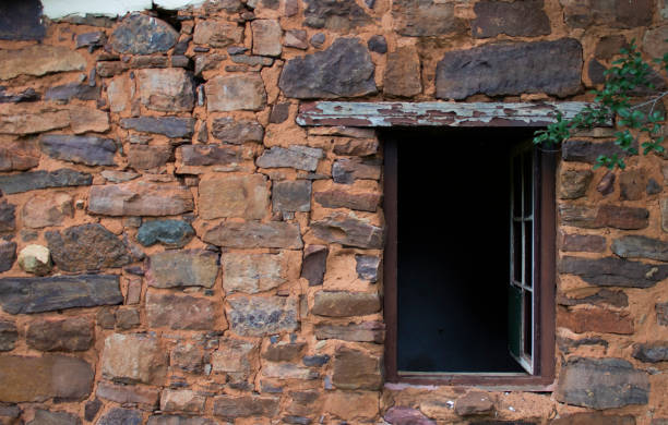 istock Abandoned ghost town in South African 1363597366